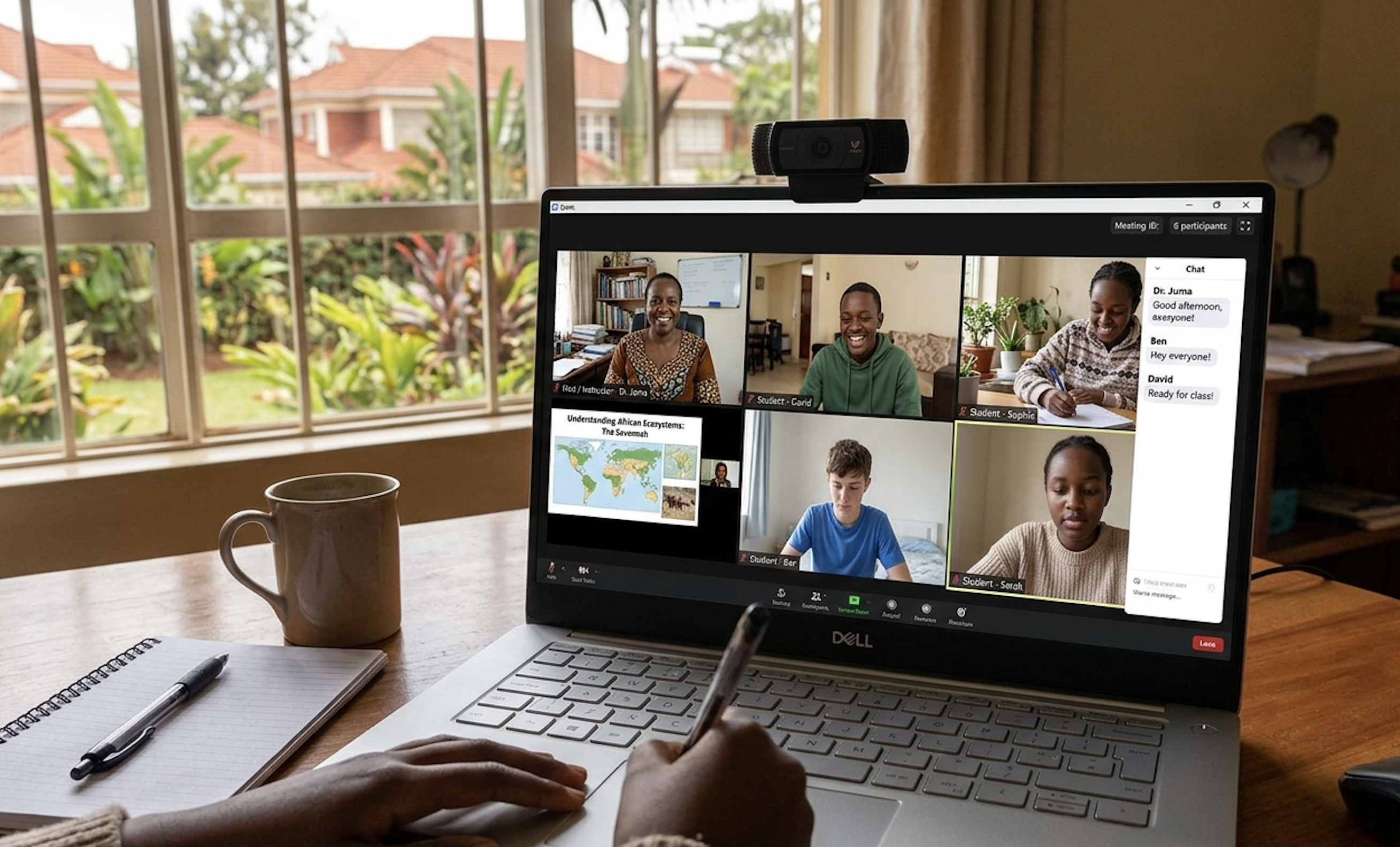 Small group online homework help class for students