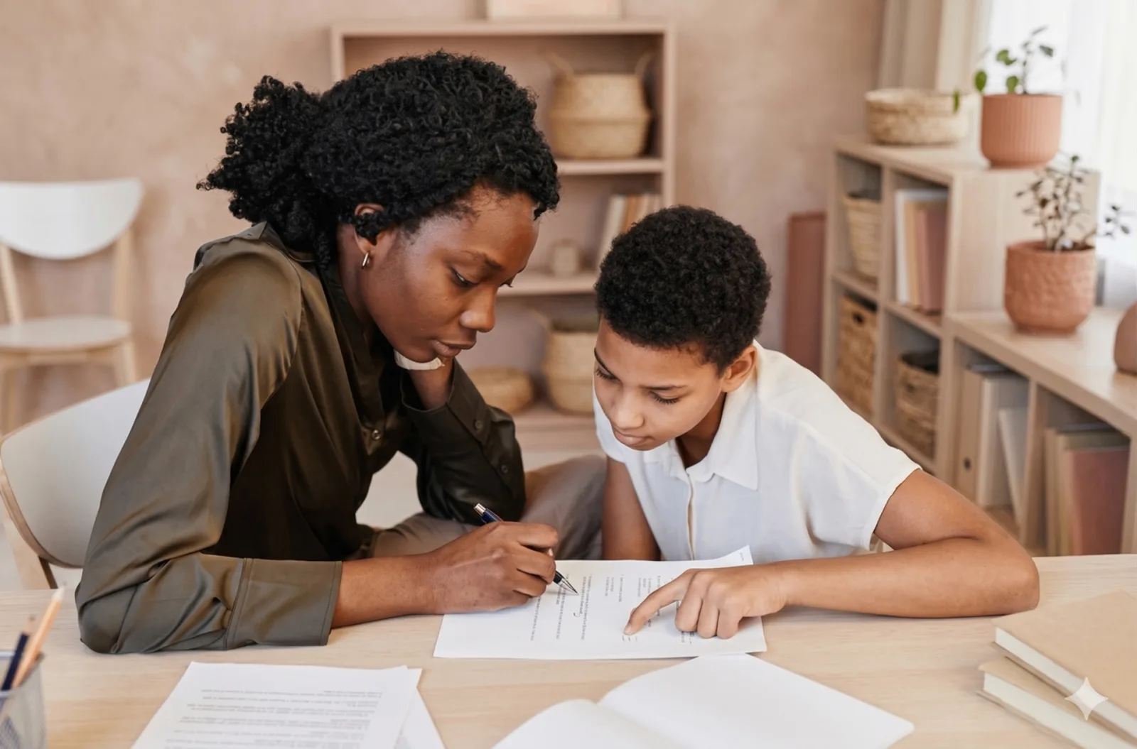 Academic tutoring session in Nairobi